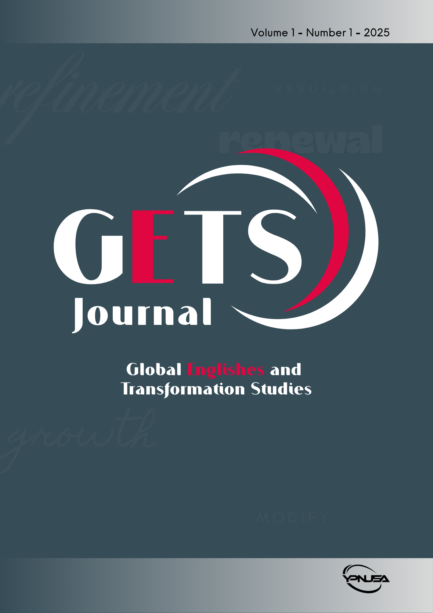 GETS Journal Vol 1 No 1